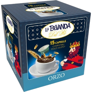 La Bevanda Del Rè Orzo  - Box 15 Capsule Compatibili Dolce Gusto Da 2.5g