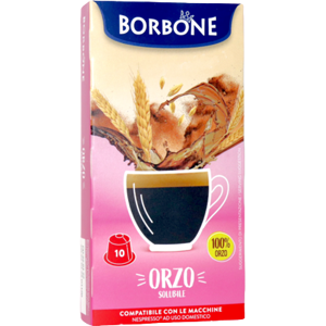 Caffè Borbone Orzo 100%  - 10 Capsule Compatibili Nespresso Da 3g