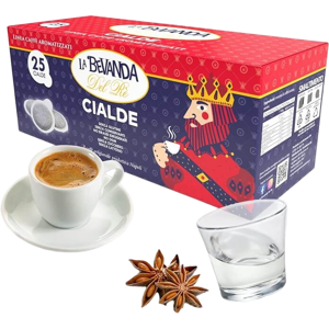 La Bevanda Del Rè Caffè Alla Sambuca  - Box 25 Cialde Ese44 Da 7.5g