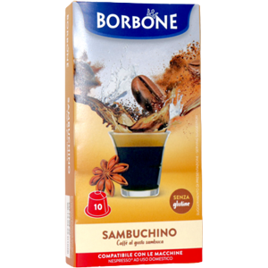 Caffè Borbone Caffè Alla Sambuca  Sambuchino - 10 Capsule Compatibili Nespresso Da 5g