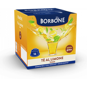 Caffè Borbone Tè Al Limone  - 16 Capsule Compatibili Dolce Gusto Da 12g