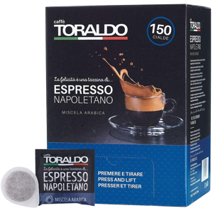 Caffè Toraldo - Miscela Arabica - Box 150 Cialde Ese44 Da 7.2g