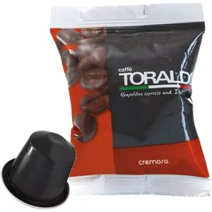 Caffè Toraldo - Cremosa - Box 100 Capsule Compatibili Nespresso Da 5.5g