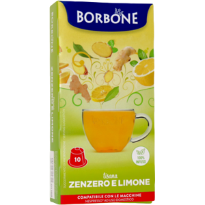 Caffè Borbone Tisana Zenzero E Limone  - 10 Capsule Compatibili Nespresso Da 3g