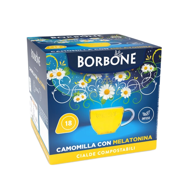 Caffè Borbone Camomilla Con Melatonina  - Box 18 Cialde Ese44 Da 1.5g