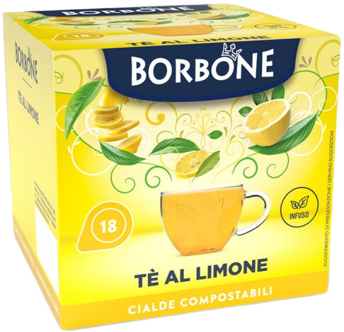 Caffè Borbone Tè Al Limone  - Box 18 Cialde Ese44 Da 2.4g