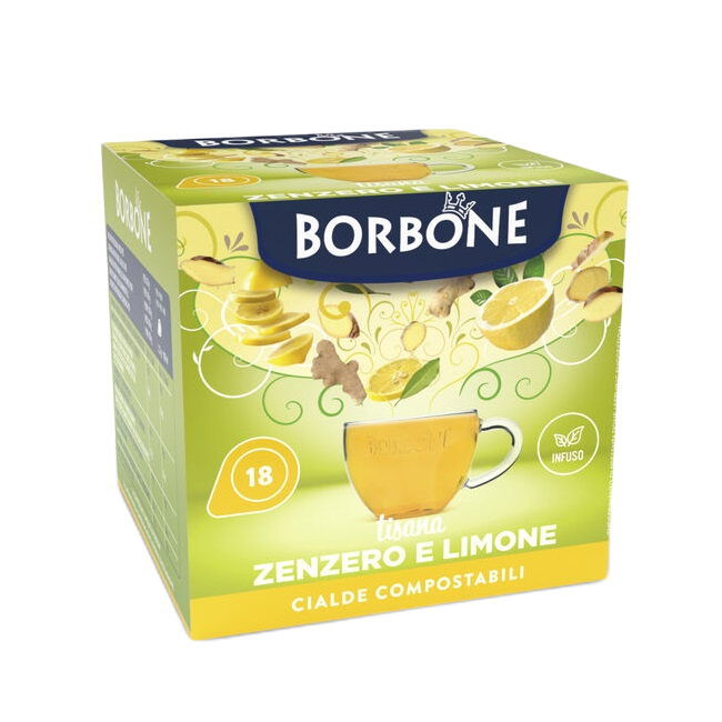 Caffè Borbone Tisana Zenzero E Limone  - Box 18 Cialde Ese44 Da 2.2g