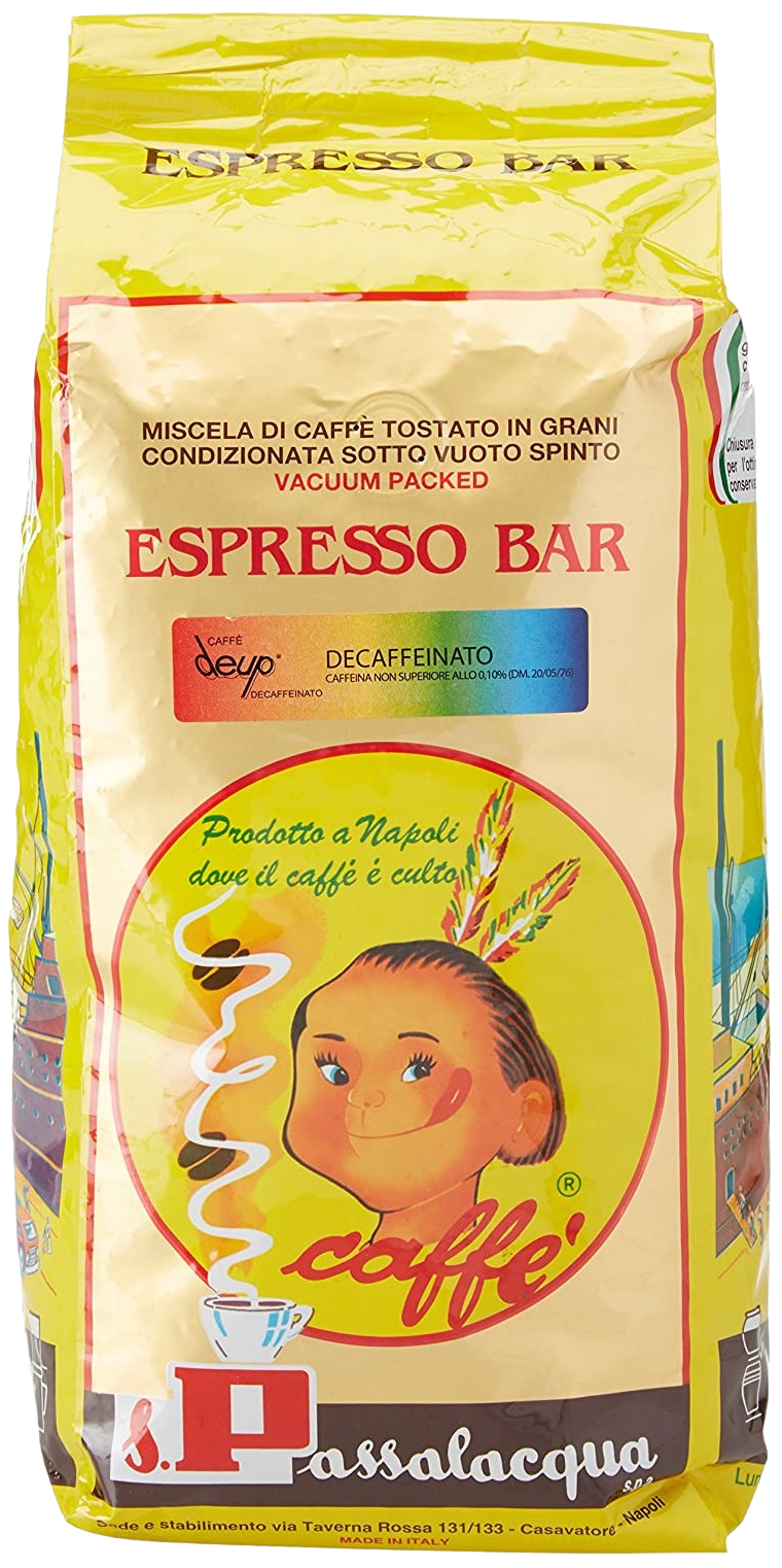 Passalacqua Caffè  Deup - Decaffeinato - Espresso Bar - Pacco 1kg In Grani