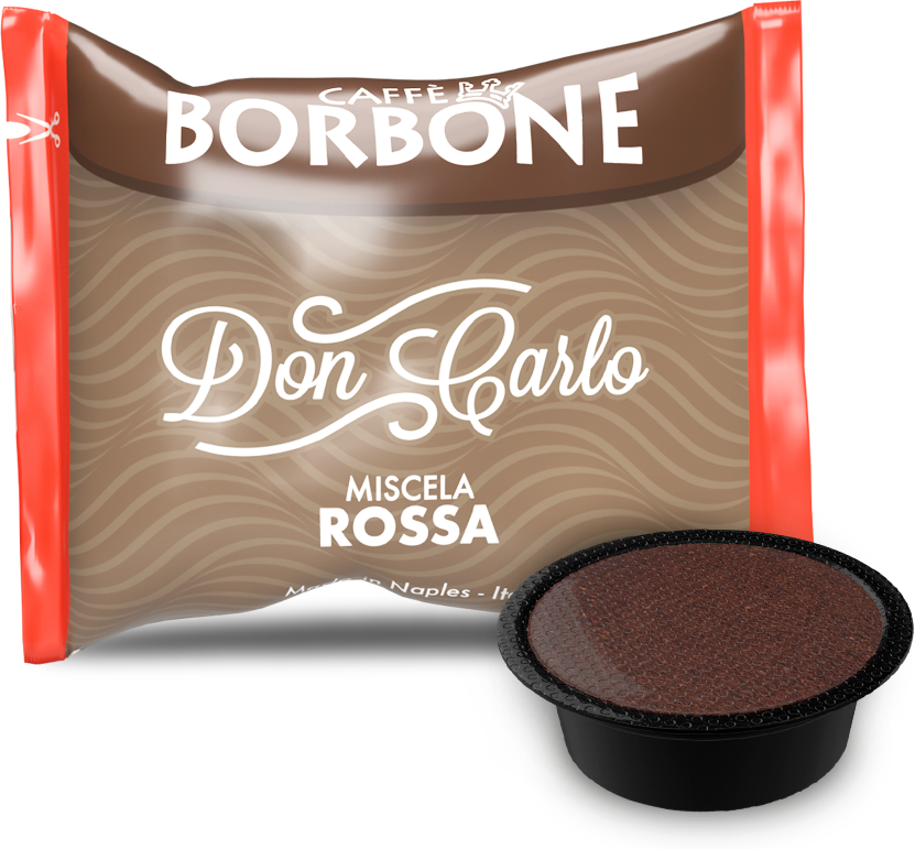 Caffè Borbone Don Carlo - Miscela Rossa - Box 100 Capsule Compatibili A Modo Mio Da 7.2g