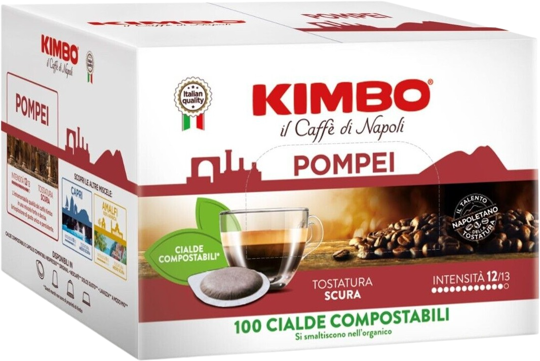 Kimbo Caffè  Pompei - Box 100 Cialde Ese44 Da 7.3g