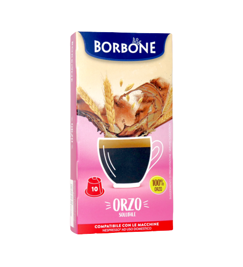 Caffè Borbone Orzo 100%  - 10 Capsule Compatibili Nespresso Da 3g