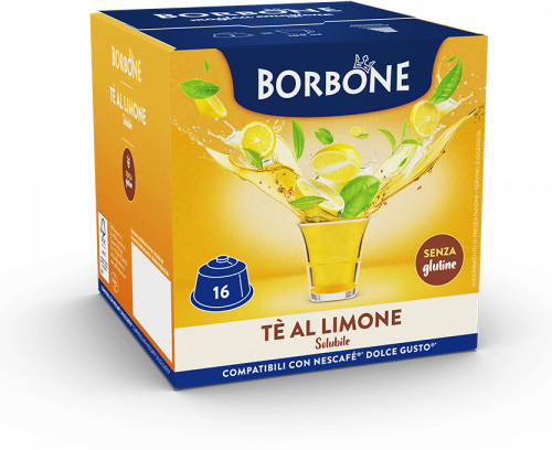 Caffè Borbone Tè Al Limone  - 16 Capsule Compatibili Dolce Gusto Da 12g