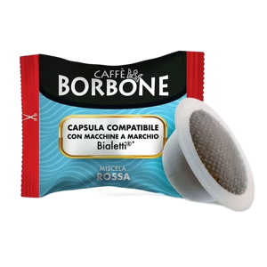 Caffè Borbone - Miscela Rossa - Box 100 Capsule Compatibili Bialetti Da 6g