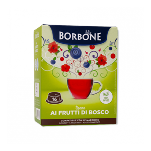 Caffè Borbone Tisana Ai Frutti Di Bosco  - 16 Capsule Compatibili A Modo Mio Da 3g