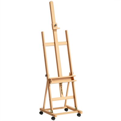 Vinsetto Cavalletto Pittura Pieghevole con Ruote, per Dipingere su Tela, in Faggio Regolabile,per Studio, Artisti Pittori Aosom Italy Vinsetto Cavalletto Pittura Pieghevole con Ruote, per Dipingere su Tela, in Faggio Regolabile,per Studio, Artisti Pittori Aosom Italy