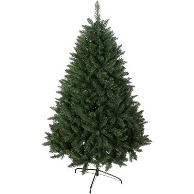 Homcom Albero di Natale Artificiale 180cm con 800 Rami e Base in Metallo, Verde Aosom Homcom Albero di Natale Artificiale 180cm con 800 Rami e Base in Metallo, Verde Aosom