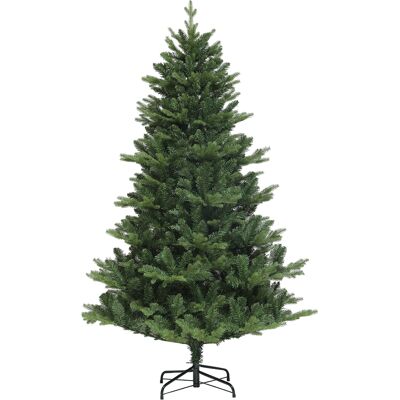 Homcom Albero di Natale Artificiale Alto 180 cm con 818 Rami e Base in Acciaio per Interni, Verde Homcom Albero di Natale Artificiale Alto 180 cm con 818 Rami e Base in Acciaio per Interni, Verde