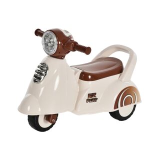 Homcom Moto per Bambini,Triciclo passeggino con Musica Leggera,Suono del Clacson,Età 1-3 anni,66L x 33P x 47.7Acm,Bianco
