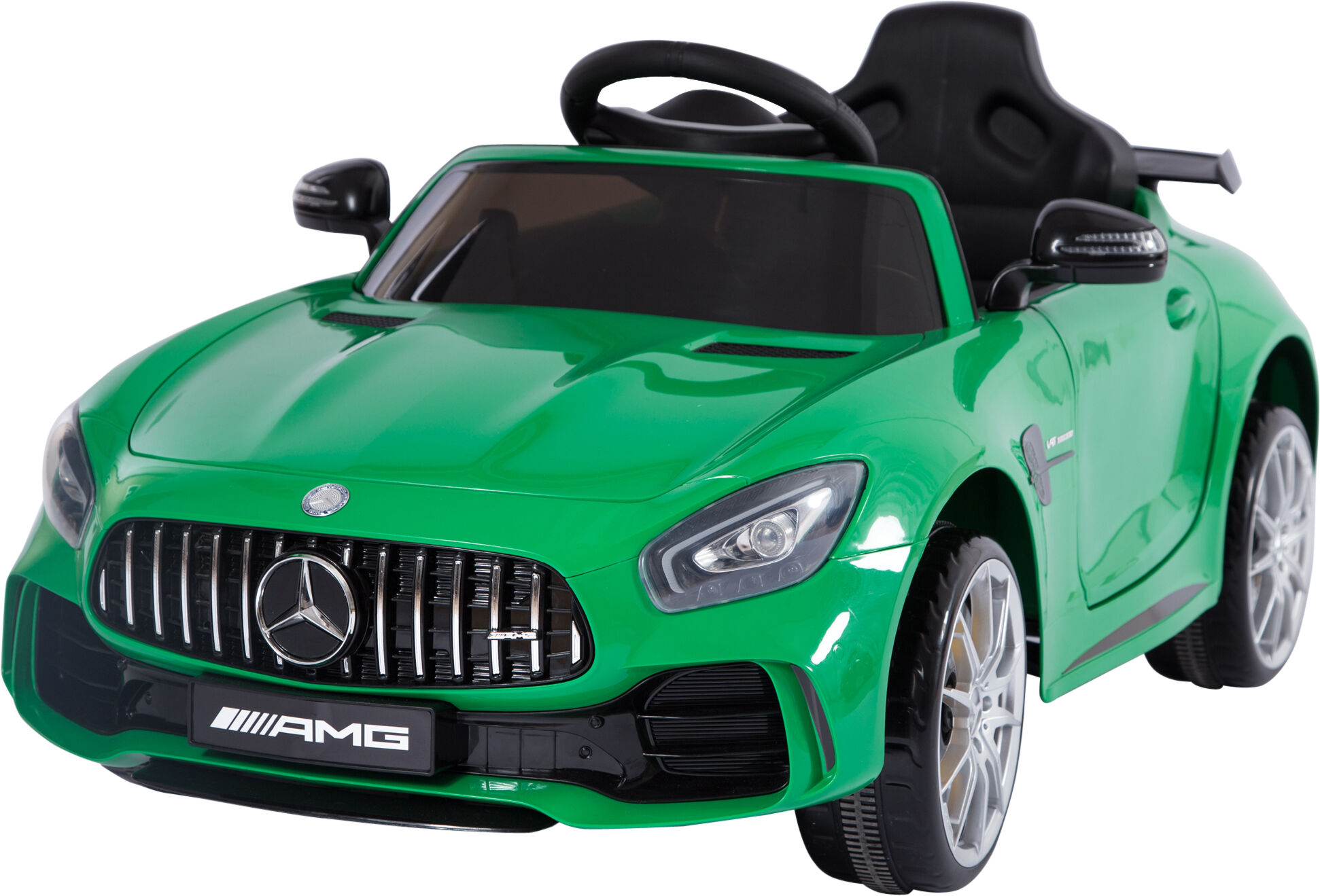 Homcom Macchinina Elettrica per Bambini con Telecomando, 12V battria,Licenza Mercedes Benz, Velocità 3-5km/h,Luci e Suoni,Verde Aosom.it