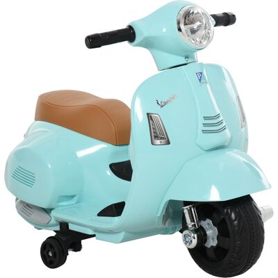 Homcom Moto Elettrica per Bambini con Licenza Ufficiale Vespa Batteria 6V, Fari e Clacson, per Bimbi da 18-36 mesi, Verde, 66.5x38x52cm Aosom Homcom Moto Elettrica per Bambini con Licenza Ufficiale Vespa Batteria 6V, Fari e Clacson, per Bimbi da 18-36 mesi, Verde, 66.5x38x52cm Aosom