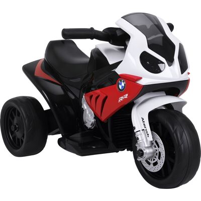 Homcom Moto Elettrica per Bambini Max. 20kg con Licenza BMW, 3 Ruote, Batteria Ricaricabile 6V, Bianco Rosso, 66x37x44cm Aosom Homcom Moto Elettrica per Bambini Max. 20kg con Licenza BMW, 3 Ruote, Batteria Ricaricabile 6V, Bianco Rosso, 66x37x44cm Aosom