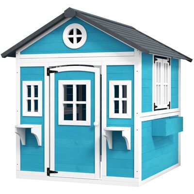 Outsunny Casetta per Bambini 3-8 Anni con Tetto Inclinabile, Vasi e Fioriere, in Legno di Abete, 114x126.4x135 cm Aosom Italy Outsunny Casetta per Bambini 3-8 Anni con Tetto Inclinabile, Vasi e Fioriere, in Legno di Abete, 114x126.4x135 cm Aosom Italy