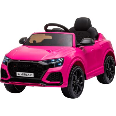 Homcom Macchina Elettrica per Bambini 3-5 Anni 6V Audi RS Q8 Autentica, 1.5-3km/h, con Telecomando e Musica, Rosa Aosom Italy Homcom Macchina Elettrica per Bambini 3-5 Anni 6V Audi RS Q8 Autentica, 1.5-3km/h, con Telecomando e Musica, Rosa Aosom Italy
