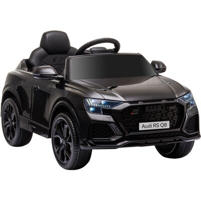 Homcom Macchina Elettrica per Bambini 3-5 Anni 6V Audi RS Q8, 1.5-3km/h, con Telecomando e Musica, Nero Aosom Italy Homcom Macchina Elettrica per Bambini 3-5 Anni 6V Audi RS Q8, 1.5-3km/h, con Telecomando e Musica, Nero Aosom Italy