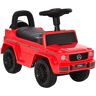 Homcom Macchina Giocattolo, Macchina Cavalcabile per Bambini 12-36 Mesi, Mercedes-Benz G350, Rossa