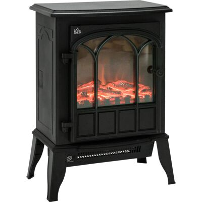 Camino elettrico Homcom - 1000W/2000W - Effetto fiamma realistico Camino elettrico Homcom - 1000W/2000W - Effetto fiamma realistico
