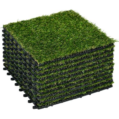 Outsunny Erba Finta Prato Artificiale Sintetica Realistica 30x30cm Verde Scuro Aosom Italy Outsunny Erba Finta Prato Artificiale Sintetica Realistica 30x30cm Verde Scuro Aosom Italy
