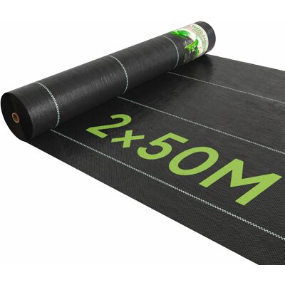 Outsunny Telo Nero Pacciamatura 50x2m per Orto, Serra, Giardino Drenante e Traspirante con Quadrettatura Aosom Outsunny Telo Nero Pacciamatura 50x2m per Orto, Serra, Giardino Drenante e Traspirante con Quadrettatura Aosom