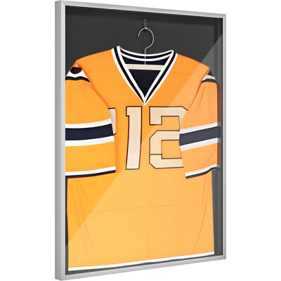 Homcom Cornice con Telaio in Alluminio e Fodera Interna in Feltro, 70x90 cm, Argento Homcom Cornice con Telaio in Alluminio e Fodera Interna in Feltro, 70x90 cm, Argento