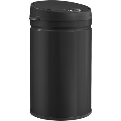 Homcom Bidone della Spazzatura da Cucina Automatico 30 L Sensore Infrarossi Chiusura Automatica Antimacchie Acciaio Inox Nero Aosom Italy Homcom Bidone della Spazzatura da Cucina Automatico 30 L Sensore Infrarossi Chiusura Automatica Antimacchie Acciaio Inox Nero Aosom Italy