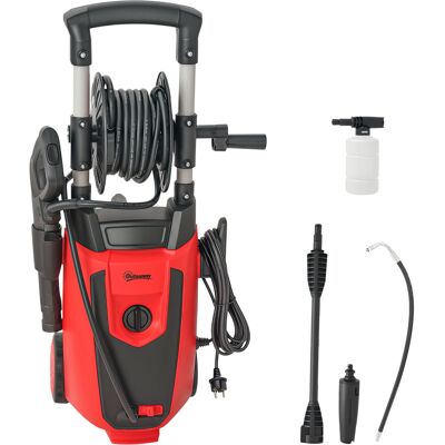 Outsunny Idropulitrice ad Alta Pressione 1800W con Accessori Angolo Regolabile e Arresto Automatico 30x27,5x76 cm Rosso e Nero Aosom Italy Outsunny Idropulitrice ad Alta Pressione 1800W con Accessori Angolo Regolabile e Arresto Automatico 30x27,5x76 cm Rosso e Nero Aosom Italy