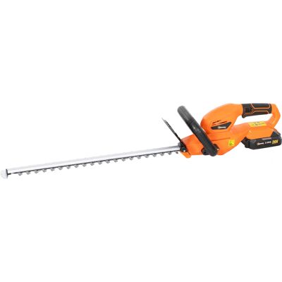 Outsunny Tagliasiepi a Batteria 18V con Batteria da 2Ah, Caricatore, Lama a Doppia Azione 51cm, Arancione Aosom Italy Outsunny Tagliasiepi a Batteria 18V con Batteria da 2Ah, Caricatore, Lama a Doppia Azione 51cm, Arancione Aosom Italy