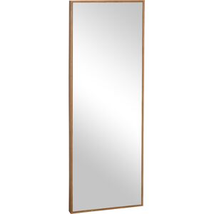 Homcom Specchio da parete e da appoggio in Legno di Pino con Ganci inclusi, 45x125cm