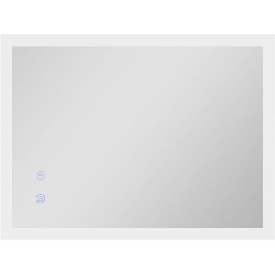 Kleankin Specchio Bagno con Luci LED Regolabili, Controllo Touch e Antiappannamento, 70x50 cm Kleankin Specchio Bagno con Luci LED Regolabili, Controllo Touch e Antiappannamento, 70x50 cm