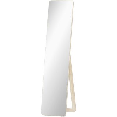 Homcom Specchio da terra e a parete rettangolare dim. 37L x 43l x 156H cm legno naturale Aosom Italy Homcom Specchio da terra e a parete rettangolare dim. 37L x 43l x 156H cm legno naturale Aosom Italy