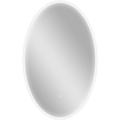 Homcom Specchio da bagno con illuminazione, anti-appannamento e 3 colori di luce, 50x4x80cm, Trasparente Aosom Italy Homcom Specchio da bagno con illuminazione, anti-appannamento e 3 colori di luce, 50x4x80cm, Trasparente Aosom Italy