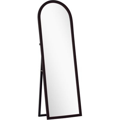 Homcom Specchio da terra arcuato con cornice effetto pietra, 53x163 cm, marrone Aosom Italy Homcom Specchio da terra arcuato con cornice effetto pietra, 53x163 cm, marrone Aosom Italy