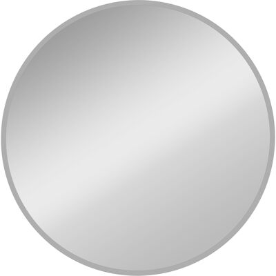 Homcom Specchio da parete moderno 61x61 cm, argento Aosom Italy Homcom Specchio da parete moderno 61x61 cm, argento Aosom Italy