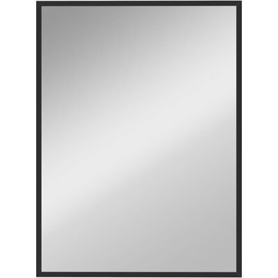 Homcom Specchio da parete rettangolare con cornice in legno, 76 x 101 cm, nero Aosom Italy Homcom Specchio da parete rettangolare con cornice in legno, 76 x 101 cm, nero Aosom Italy