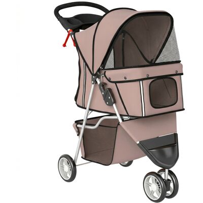 Pawhut Passeggino per Cani Pieghevole con Cesta Portaoggetti, Cuscino, Finestre in Rete, Portabicchieri per Piccoli Cani fino a 10 kg, Caffè Aosom Italy Pawhut Passeggino per Cani Pieghevole con Cesta Portaoggetti, Cuscino, Finestre in Rete, Portabicchieri per Piccoli Cani fino a 10 kg, Caffè Aosom Italy