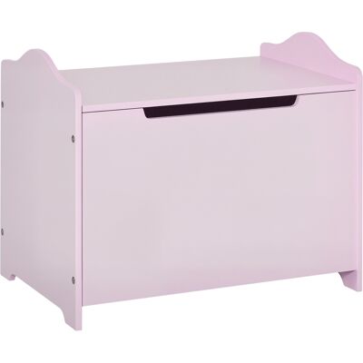 Homcom Cassapanca Portagiochi in Legno, Panca Contenitore per Cameretta Coperchio con Pistone Pneumatico, 60x40x48cm, Rosa Aosom Homcom Cassapanca Portagiochi in Legno, Panca Contenitore per Cameretta Coperchio con Pistone Pneumatico, 60x40x48cm, Rosa Aosom