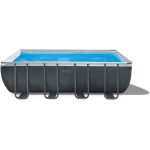 Intex 26356GN - Piscina Ultra Xtr Frame Rettangolare 549X274X132 Cm, Pompa A Sabbia, Scaletta Doppia, Telo Base, Copertura