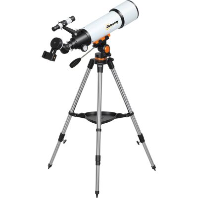 Outsunny Telescopio Astronomico 80mm con Montatura EQ, 2 Lenti Oculari e Adattatore Smartphone, 92x92x130 cm, Bianco e Nero Aosom Italy Outsunny Telescopio Astronomico 80mm con Montatura EQ, 2 Lenti Oculari e Adattatore Smartphone, 92x92x130 cm, Bianco e Nero Aosom Italy