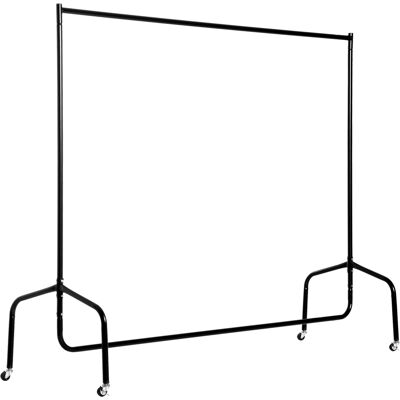 Homcom Rella Appendiabiti Attaccapanni in Metallo, Stand per Vestiti con Rotelle, Nero, 150x60x170cm Aosom Homcom Rella Appendiabiti Attaccapanni in Metallo, Stand per Vestiti con Rotelle, Nero, 150x60x170cm Aosom