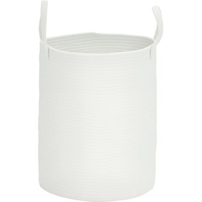 HOMCOM - 36L Rope Basket - Natural Cotton - Basket HOMCOM - 36L Rope Basket - Natural Cotton - Basket
