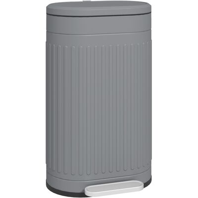 Homcom Cestino 30L a pedale con coperchio, secchio interno estraibile, funzione Soft-Close, 36,5 x 31,2 x 60,8 cm, grigio Aosom Italy Homcom Cestino 30L a pedale con coperchio, secchio interno estraibile, funzione Soft-Close, 36,5 x 31,2 x 60,8 cm, grigio Aosom Italy